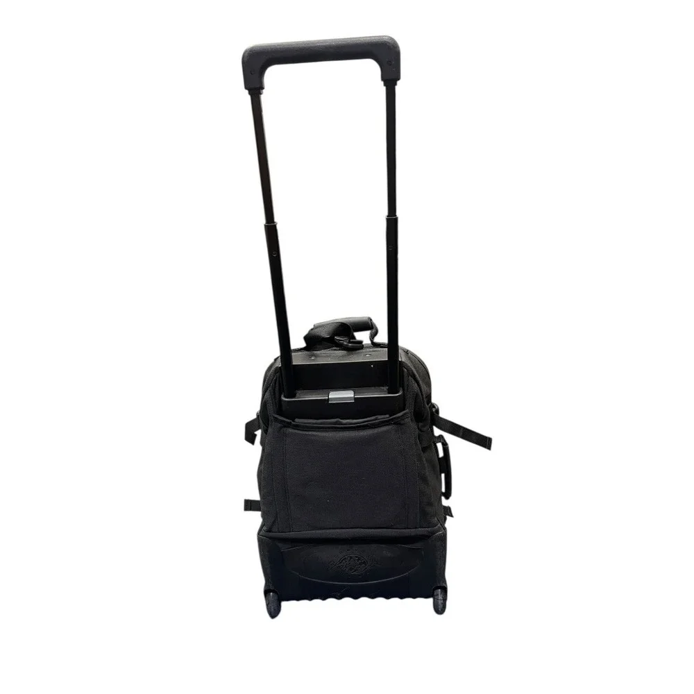 Eagle Creek Black Cordura Plus Rolling Backpack Convertible‎ Carry On Travel Bag